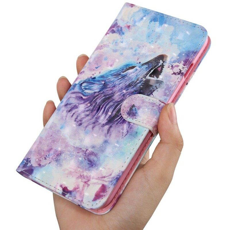 Θήκη Flip Xiaomi Redmi Note 7 Gerald The Wolf