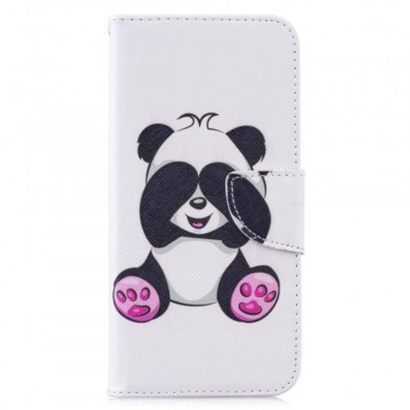 Θήκη Flip Xiaomi Redmi Note 7 Panda Fun