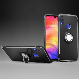 Θήκη Xiaomi Redmi Note 7 Δαχτυλίδι Από Ανθρακονήματα