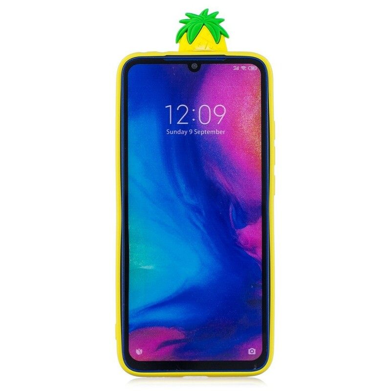 Θήκη Xiaomi Redmi Note 7 Τρισδιάστατος Ανανάς