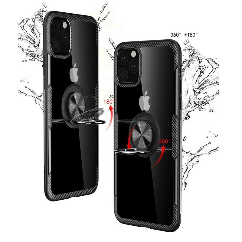 Θήκη iPhone 11 Pro Max Ring-support Metal Effect Edges