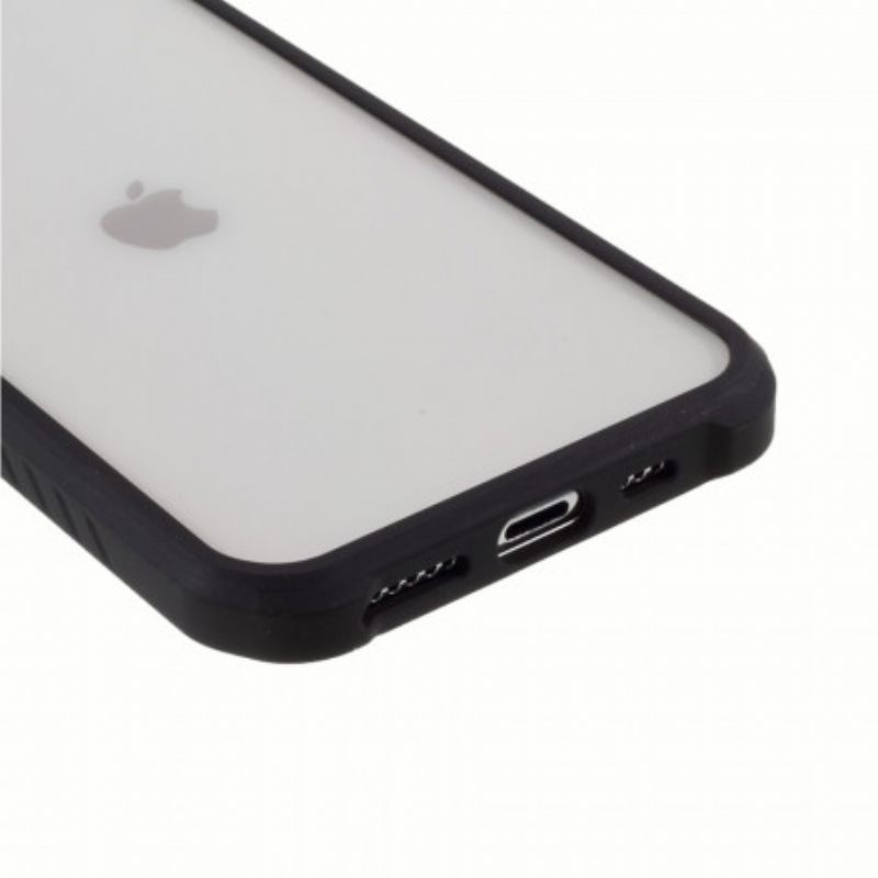 Θήκη iPhone 11 Pro Max Σκληρυμένο Γυαλί Και Σιλικόνη Με Φιλμ Οθόνης