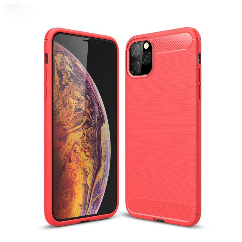 θηκη κινητου iPhone 11 Pro Max Βουρτσισμένη Ίνα Άνθρακα