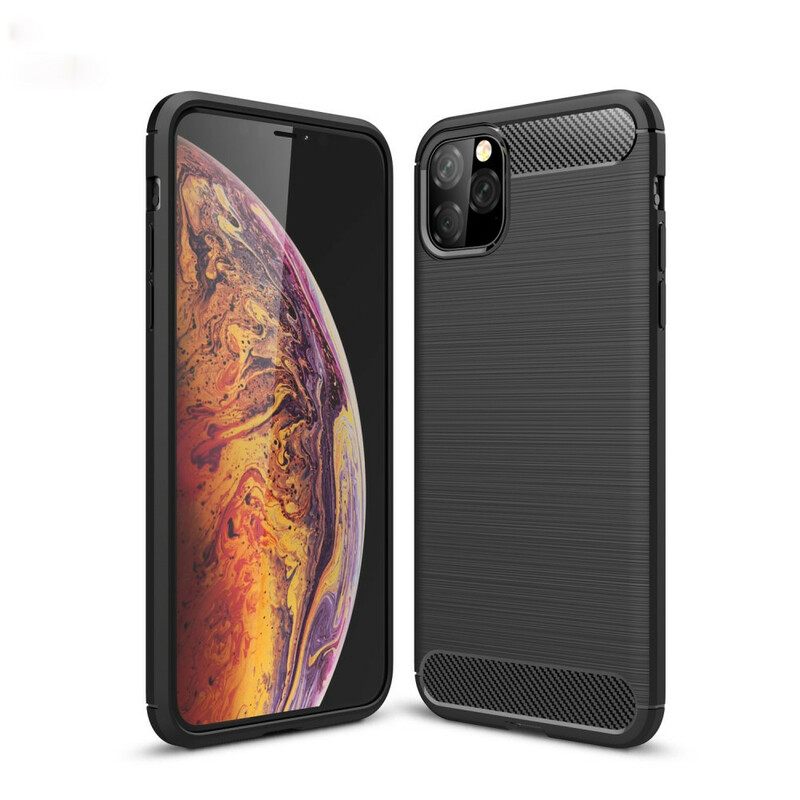 θηκη κινητου iPhone 11 Pro Max Βουρτσισμένη Ίνα Άνθρακα