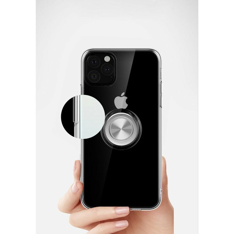 θηκη κινητου iPhone 11 Pro Max Διαφανές Με Ring-support