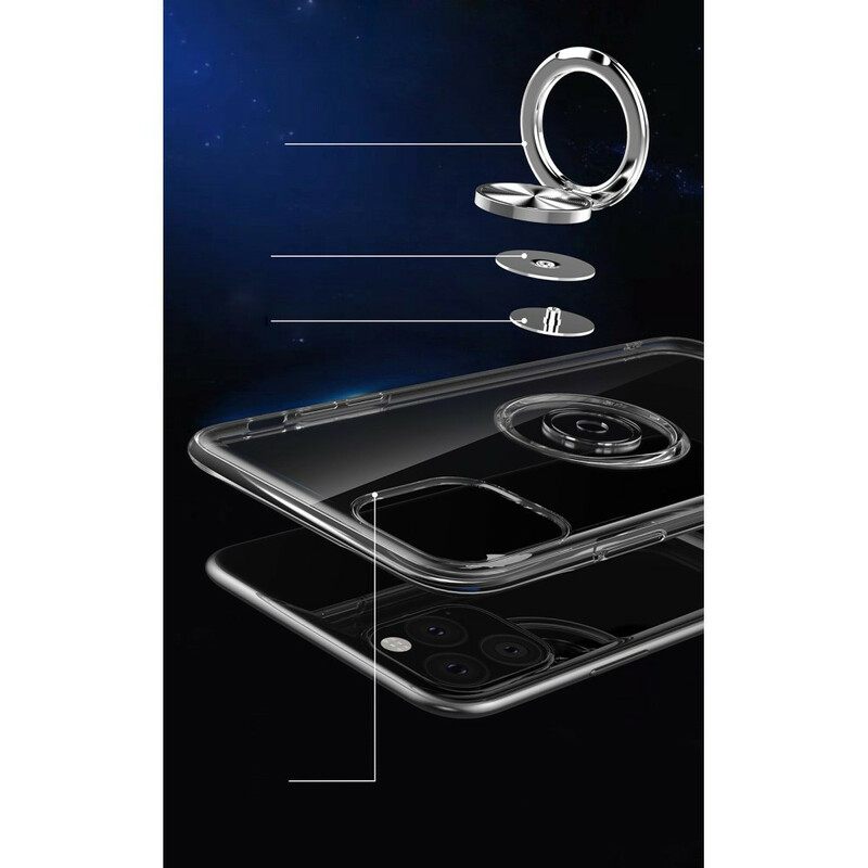 θηκη κινητου iPhone 11 Pro Max Διαφανές Με Ring-support