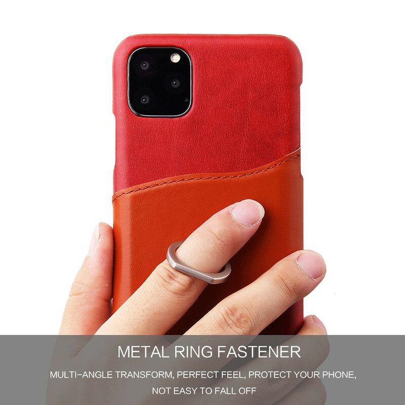 θηκη κινητου iPhone 11 Pro Max Κάτοχος Κάρτας Και Δαχτυλιδιού Fierre Shann