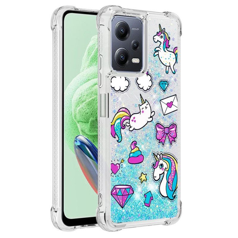 θηκη κινητου Xiaomi Redmi Note 12 5G Glitter Unicorns