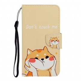 Κάλυμμα Xiaomi Redmi Note 8 με κορδονι Μην Με Αγγίζεις Strappy Dog