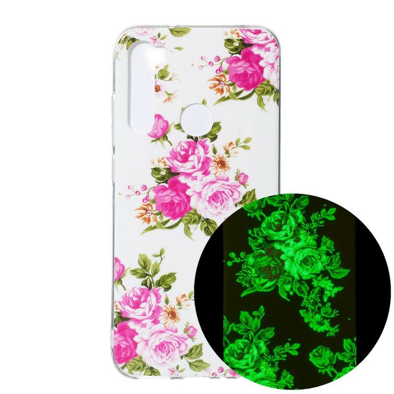 θηκη κινητου Xiaomi Redmi Note 8 Fluorescent Liberty Flowers