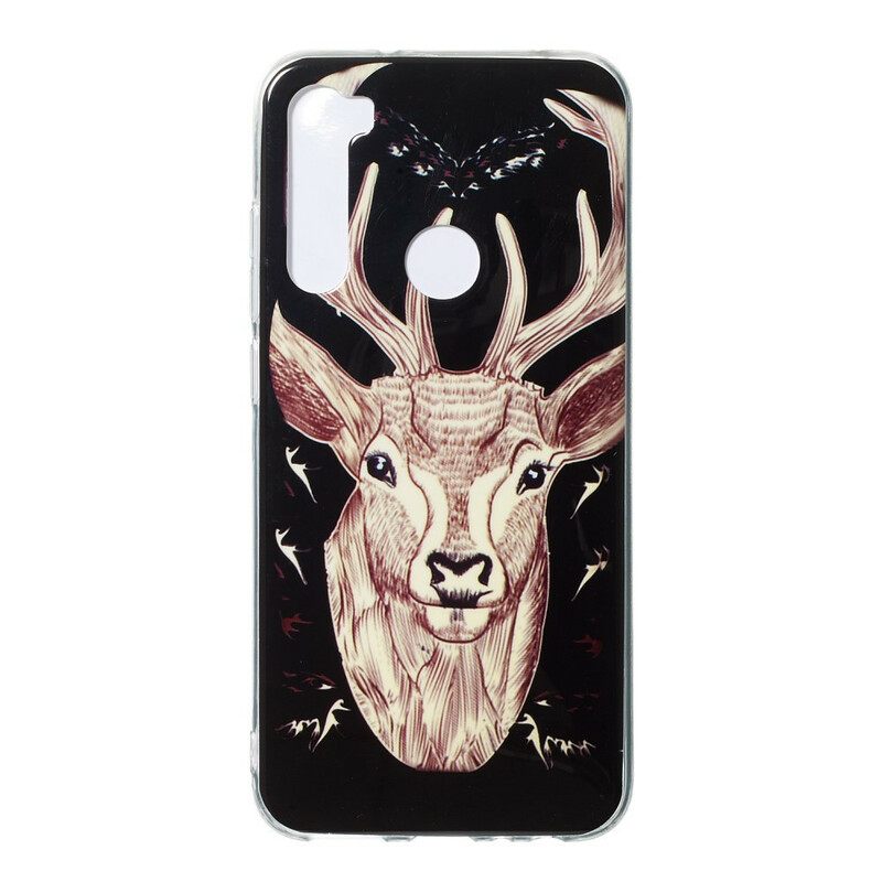 θηκη κινητου Xiaomi Redmi Note 8 Fluorescent Majestic Stag