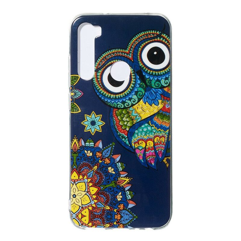 Θήκη Xiaomi Redmi Note 8 Fluorescent Owl Mandala