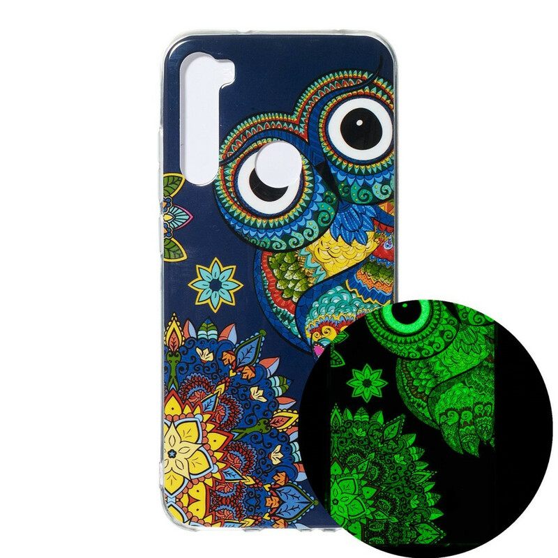 Θήκη Xiaomi Redmi Note 8 Fluorescent Owl Mandala