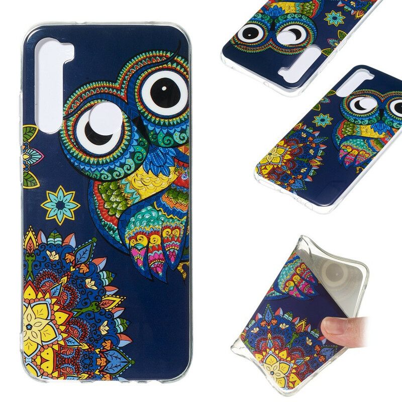 Θήκη Xiaomi Redmi Note 8 Fluorescent Owl Mandala