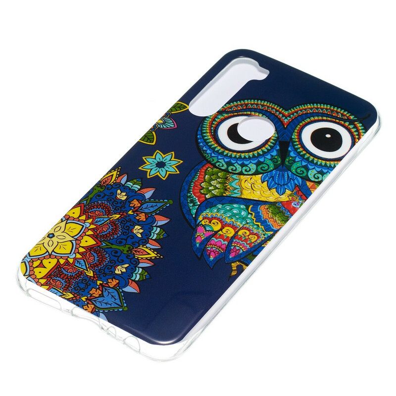 Θήκη Xiaomi Redmi Note 8 Fluorescent Owl Mandala