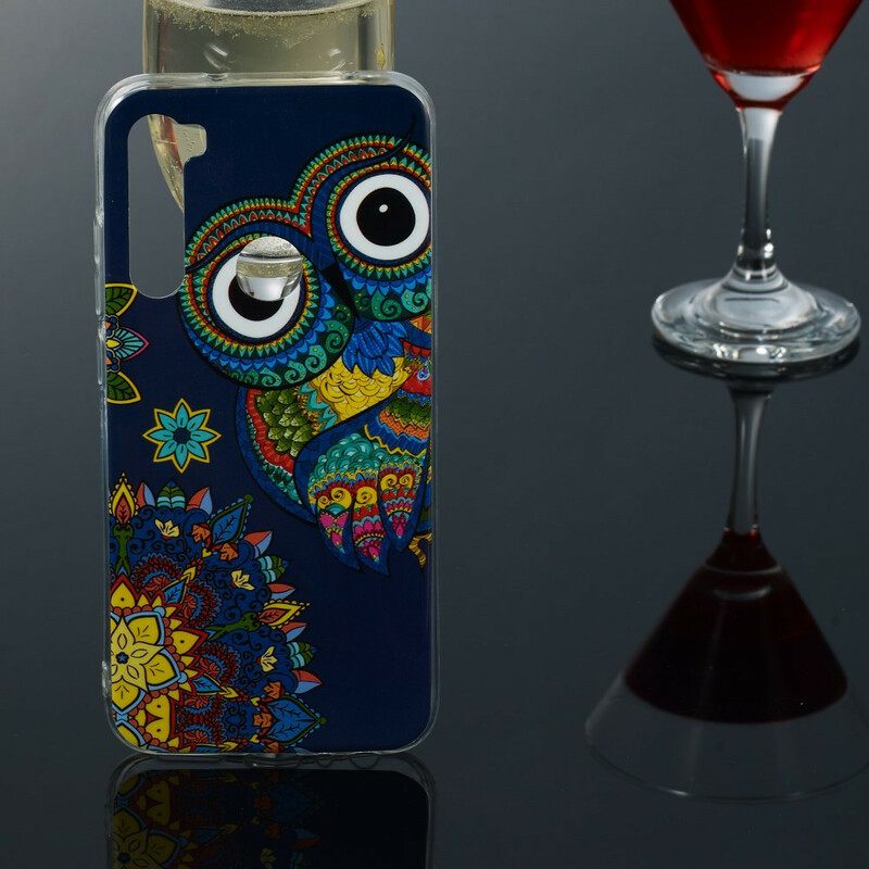 Θήκη Xiaomi Redmi Note 8 Fluorescent Owl Mandala