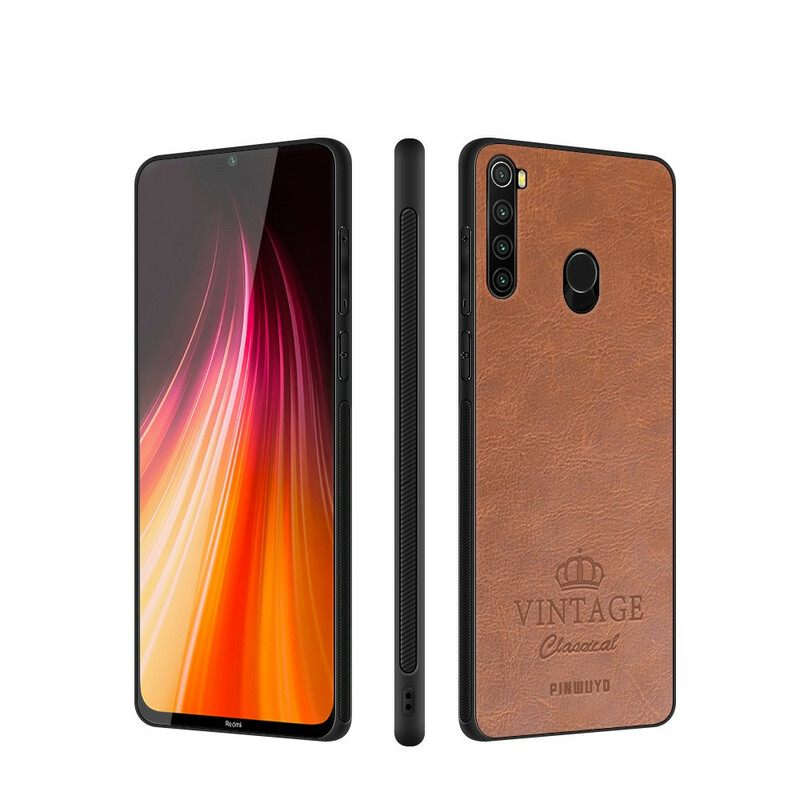 Θήκη Xiaomi Redmi Note 8 Vintage Δερμάτινο Εφέ Pinwuyo