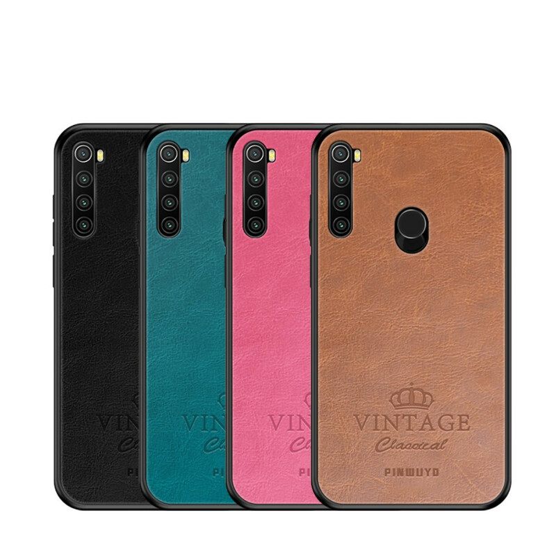 Θήκη Xiaomi Redmi Note 8 Vintage Δερμάτινο Εφέ Pinwuyo