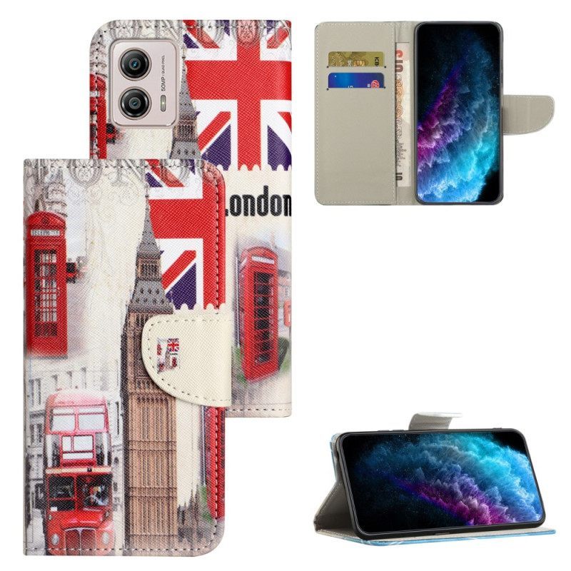 δερματινη θηκη Moto G73 5G London Life