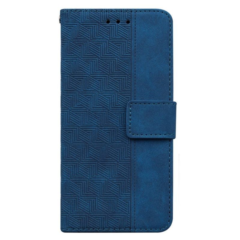 Κάλυμμα Moto G73 5G με κορδονι Strappy Pattern