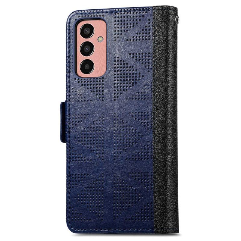 δερματινη θηκη Samsung Galaxy M13 Cross Design