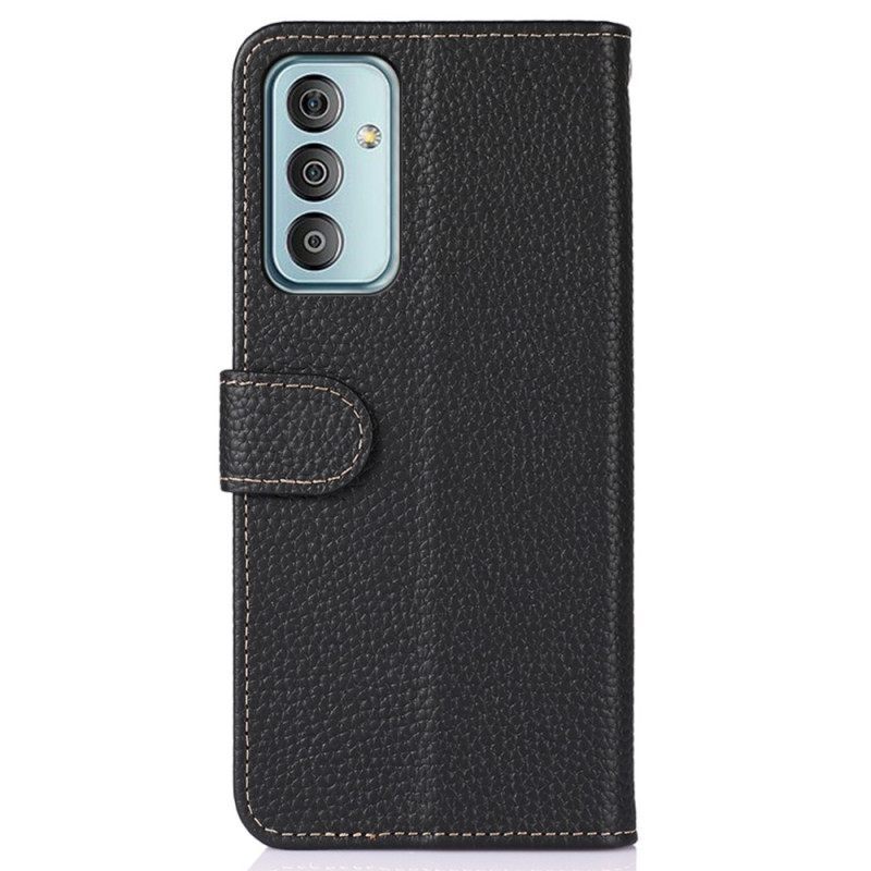 Κάλυμμα Samsung Galaxy M13 Khazneh Lychee Leather