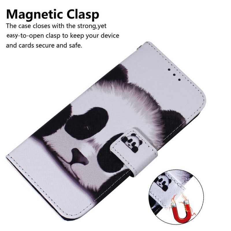 Κάλυμμα Samsung Galaxy M13 με κορδονι Strappy Panda