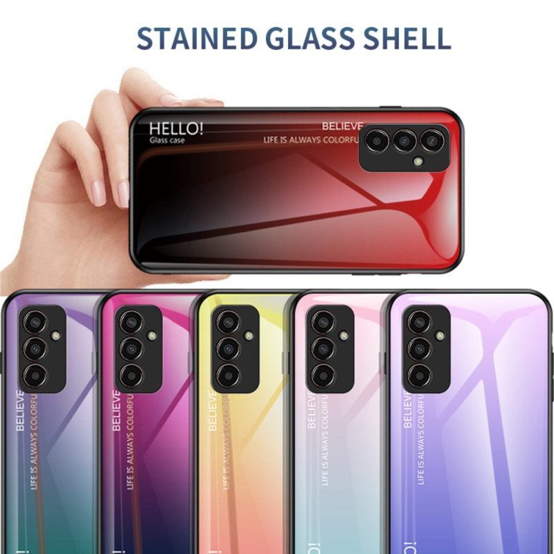 θηκη κινητου Samsung Galaxy M13 Tempered Glass Γεια Σας