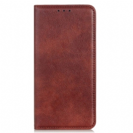 θηκη κινητου Samsung Galaxy M13 Θήκη Flip Litchi Split Leather