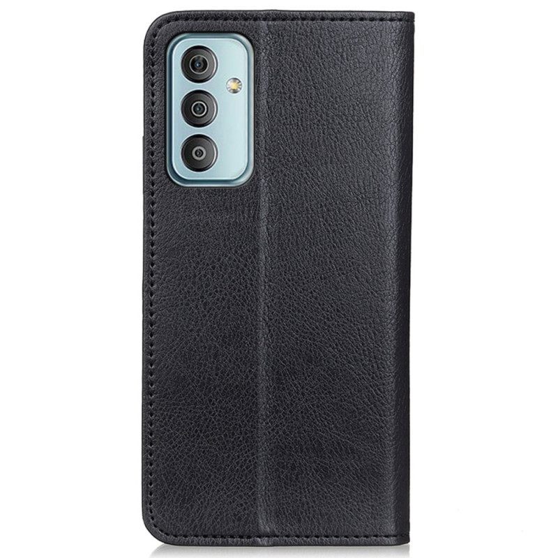 θηκη κινητου Samsung Galaxy M13 Θήκη Flip Litchi Split Leather