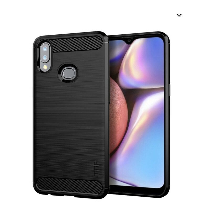 θηκη κινητου Samsung Galaxy A10s Mofi Brushed Carbon Fiber