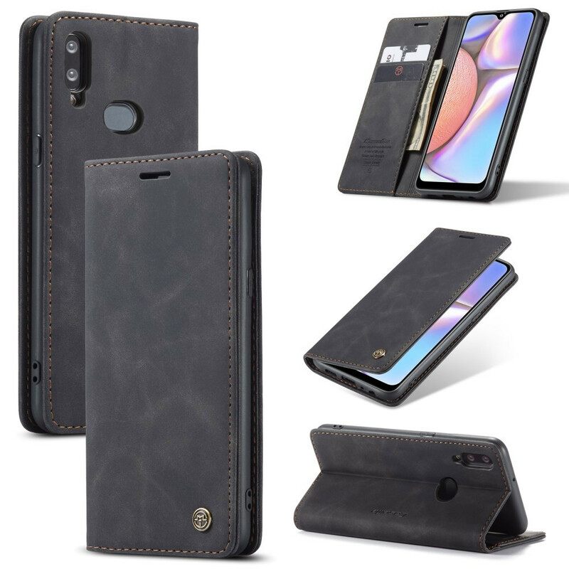 θηκη κινητου Samsung Galaxy A10s Θήκη Flip Caseme Faux Leather