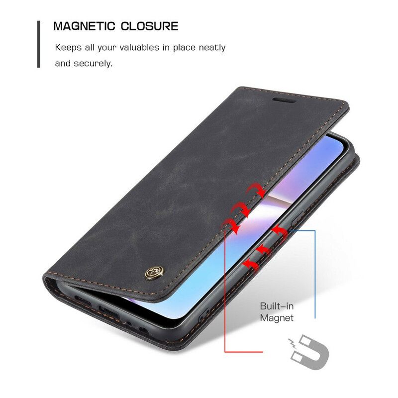 θηκη κινητου Samsung Galaxy A10s Θήκη Flip Caseme Faux Leather