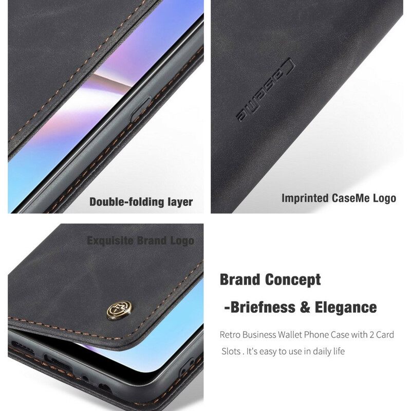 θηκη κινητου Samsung Galaxy A10s Θήκη Flip Caseme Faux Leather