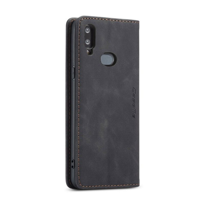 θηκη κινητου Samsung Galaxy A10s Θήκη Flip Caseme Faux Leather