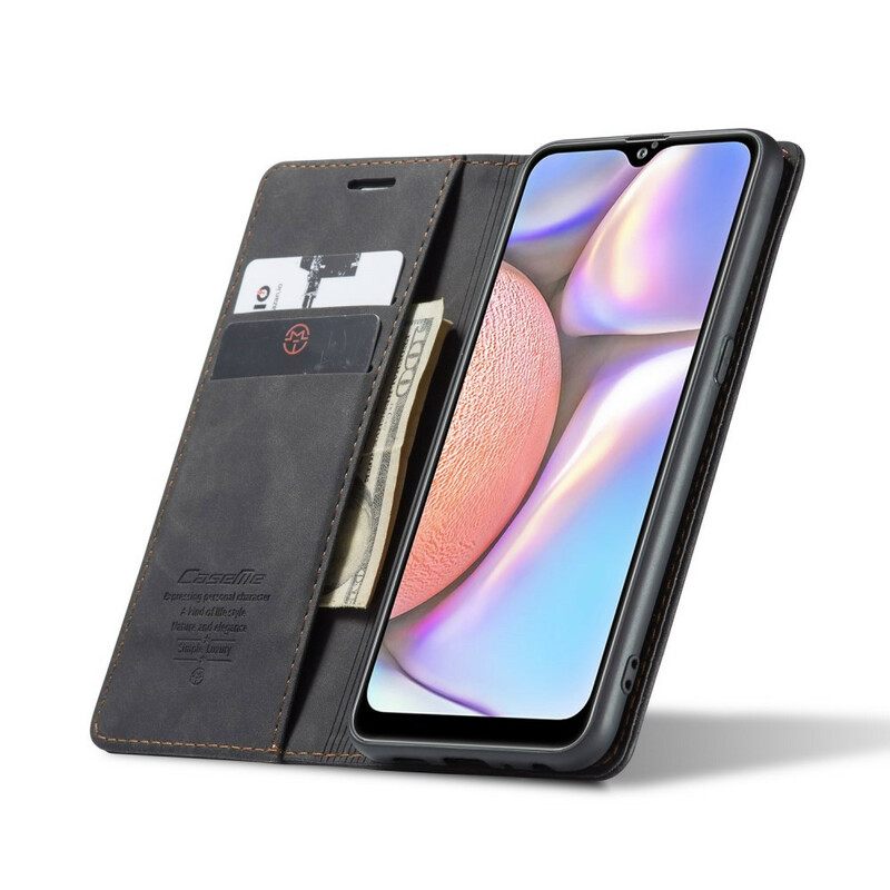 θηκη κινητου Samsung Galaxy A10s Θήκη Flip Caseme Faux Leather