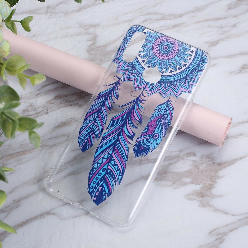 Θήκη Samsung Galaxy A10s Blue Feathers Dream Catcher