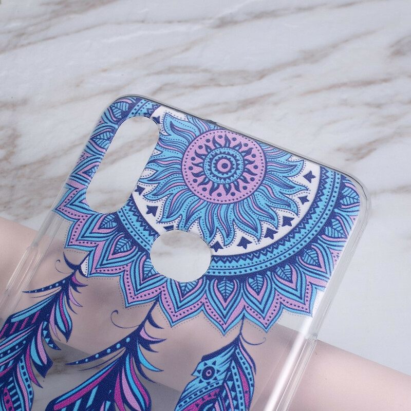 Θήκη Samsung Galaxy A10s Blue Feathers Dream Catcher