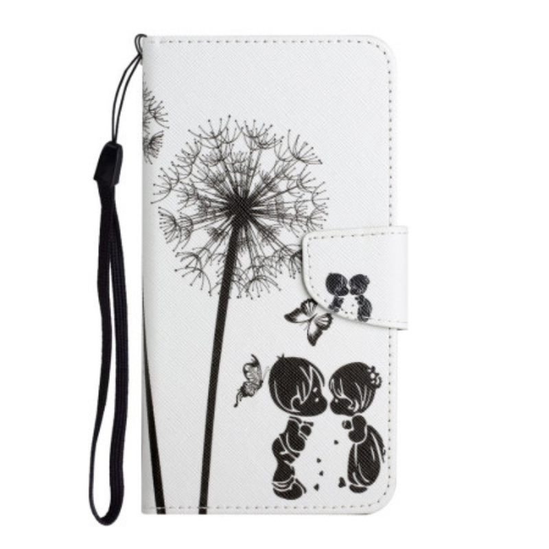 Κάλυμμα Samsung Galaxy A54 5G με κορδονι Lanyard Dandelions