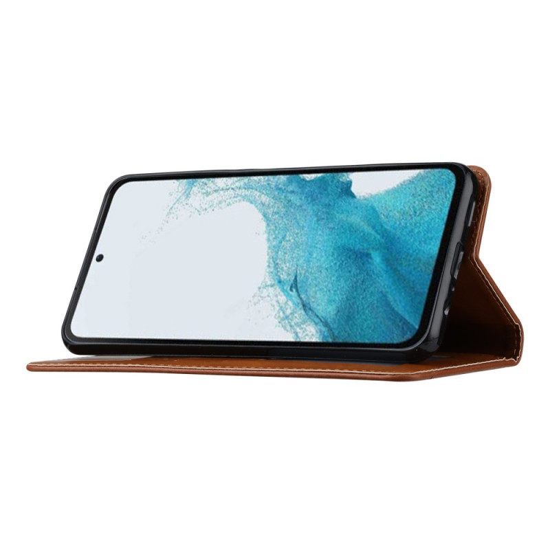 θηκη κινητου Samsung Galaxy A54 5G Θήκη Flip Θήκη Κάρτας Από Συνθετικό Δέρμα