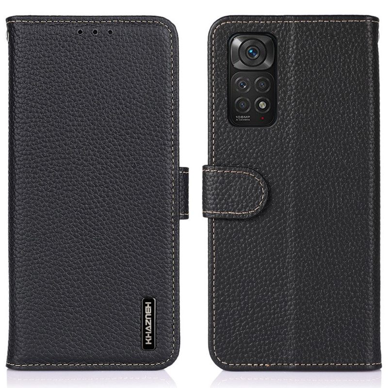 δερματινη θηκη Xiaomi Redmi Note 11 / 11S Litchi Leather Khazneh