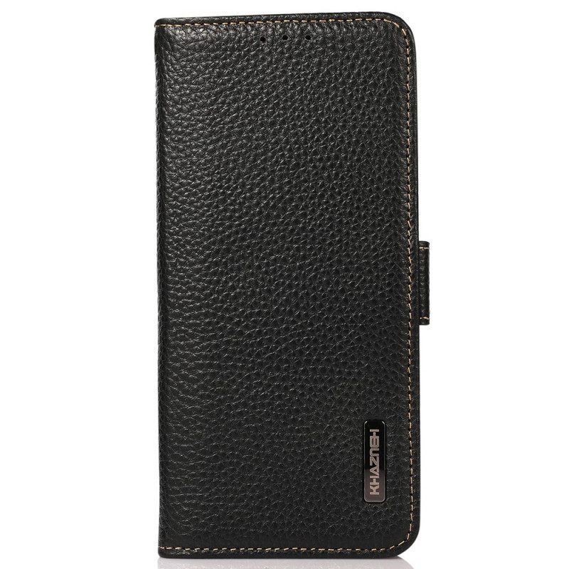 Κάλυμμα Xiaomi Redmi Note 11 / 11S Litchi Leather Khazneh Rfid