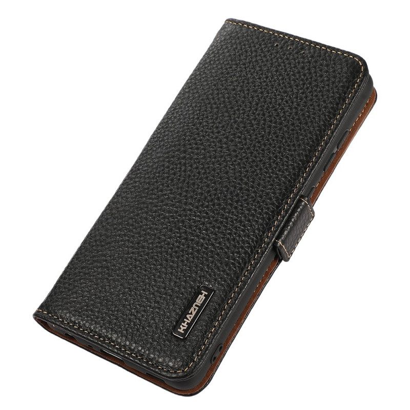 Κάλυμμα Xiaomi Redmi Note 11 / 11S Litchi Leather Khazneh Rfid