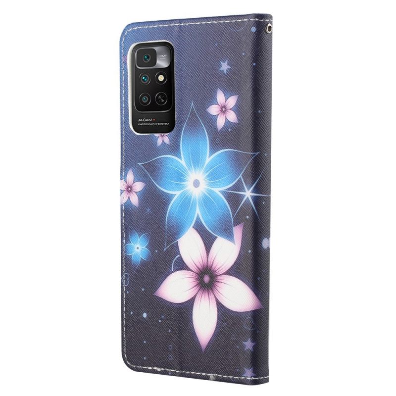 Κάλυμμα Xiaomi Redmi Note 11 / 11S με κορδονι Lunar Strap Flowers