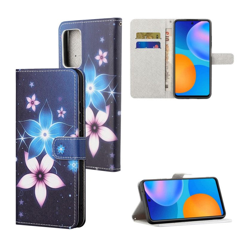 Κάλυμμα Xiaomi Redmi Note 11 / 11S με κορδονι Lunar Strap Flowers