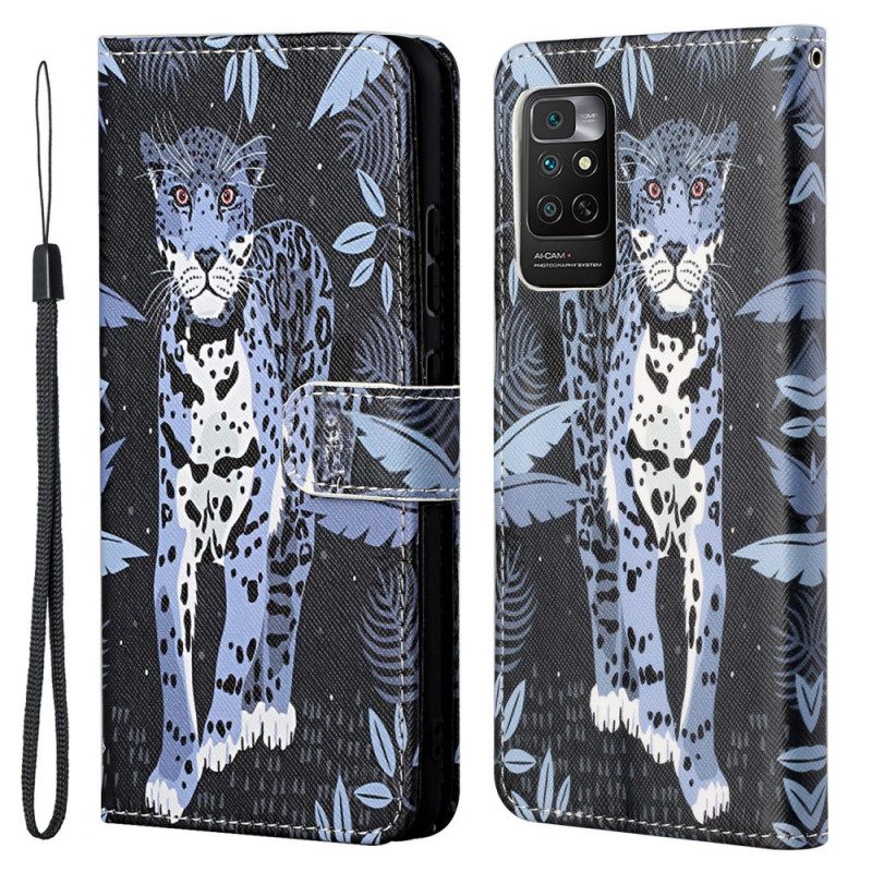 Κάλυμμα Xiaomi Redmi Note 11 / 11S με κορδονι Strappy Leopard