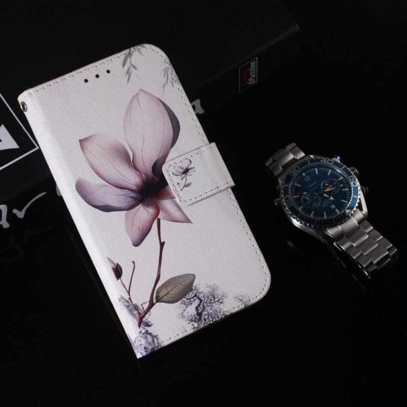 Θήκη Flip Xiaomi Redmi Note 11 / 11S Dusty Pink Flower