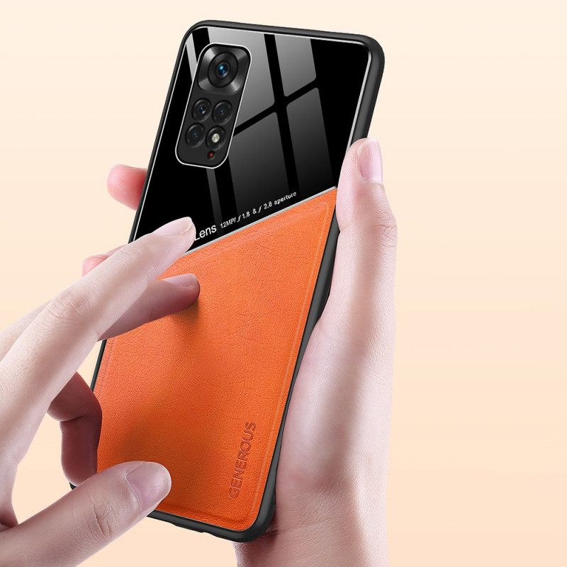 θηκη κινητου Xiaomi Redmi Note 11 / 11S Μαγνητικό Εφέ Δέρματος