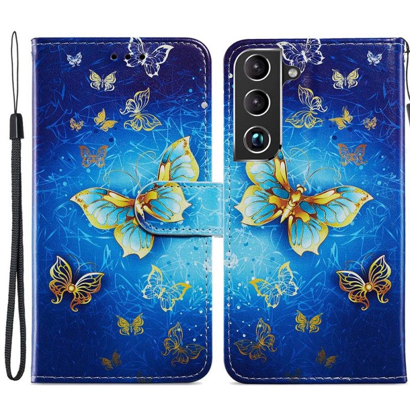 δερματινη θηκη Samsung Galaxy S22 Plus 5G Flight Of Butterflies