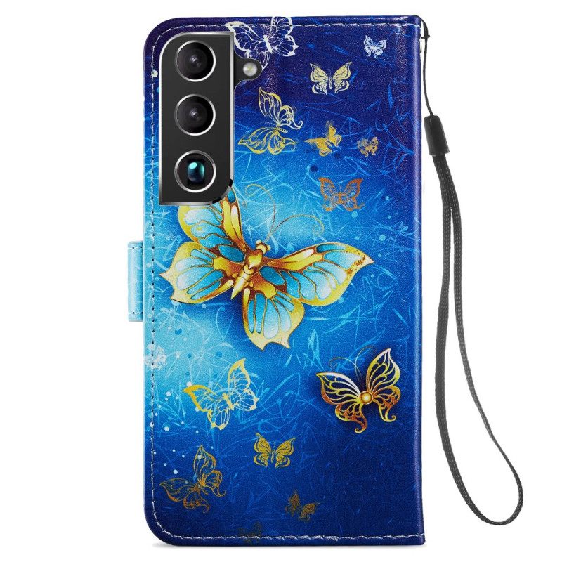 δερματινη θηκη Samsung Galaxy S22 Plus 5G Flight Of Butterflies